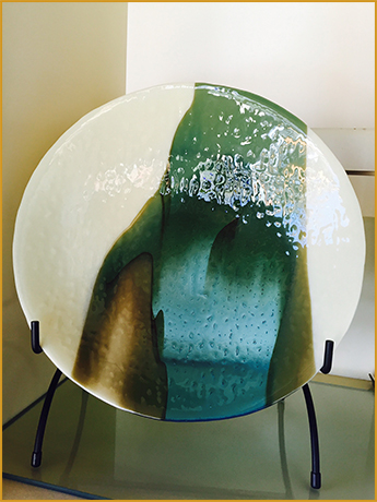 Decorative Glass Plate